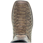 Soto Boots Mens Tan Python Print Boots H50032 - Qu!rk Boutique