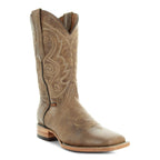 Soto Boots Mens Tan Broad Square Toe Cowboy Boot H50036 - Qu!rk Boutique