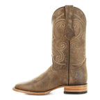 Soto Boots Mens Tan Broad Square Toe Cowboy Boot H50036 - Qu!rk Boutique