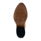 Men's Mantequilla Ostrich Print Cowboy Boots (H7002) - Qu!rk Boutique