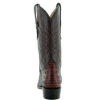 Soto Boots Men's Gator Tail Print Cowboy Boots Cognac (H7006) - Qu!rk Boutique