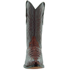 Soto Boots Men's Gator Tail Print Cowboy Boots Cognac (H7006) - Qu!rk Boutique