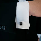 Cufflinks with Authentic Meteorite - Qu!rk Boutique