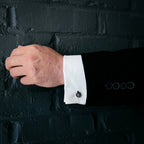 Cufflinks with Authentic Meteorite - Qu!rk Boutique