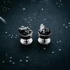 Cufflinks with Authentic Meteorite - Qu!rk Boutique