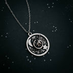 Night Sky Pendant Necklace with Authentic Meteorite - Qu!rk Boutique