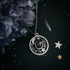 Night Sky Pendant Necklace with Authentic Meteorite - Qu!rk Boutique