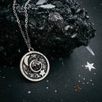 Night Sky Pendant Necklace with Authentic Meteorite - Qu!rk Boutique