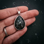 JWST Deep Field Drops in Cosmic Ocean Teardrop Necklace - Qu!rk Boutique