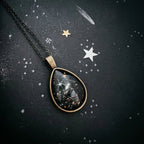 JWST Deep Field Drops in Cosmic Ocean Teardrop Necklace - Qu!rk Boutique