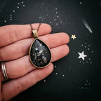 JWST Deep Field Drops in Cosmic Ocean Teardrop Necklace - Qu!rk Boutique