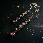 Nebula Rainbow Vertical Dangle Earrings - Qu!rk Boutique