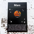 🌙 Mars Enamel Pin - Qu!rk Boutique