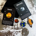 Solar System Planet Enamel Pin Set of 9 - Qu!rk Boutique