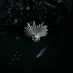 Sun Goddess Ring with Copper Oyster Turquoise - Qu!rk Boutique