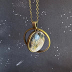 New Moon Double Sided Fidget Pendant Necklace - Qu!rk Boutique