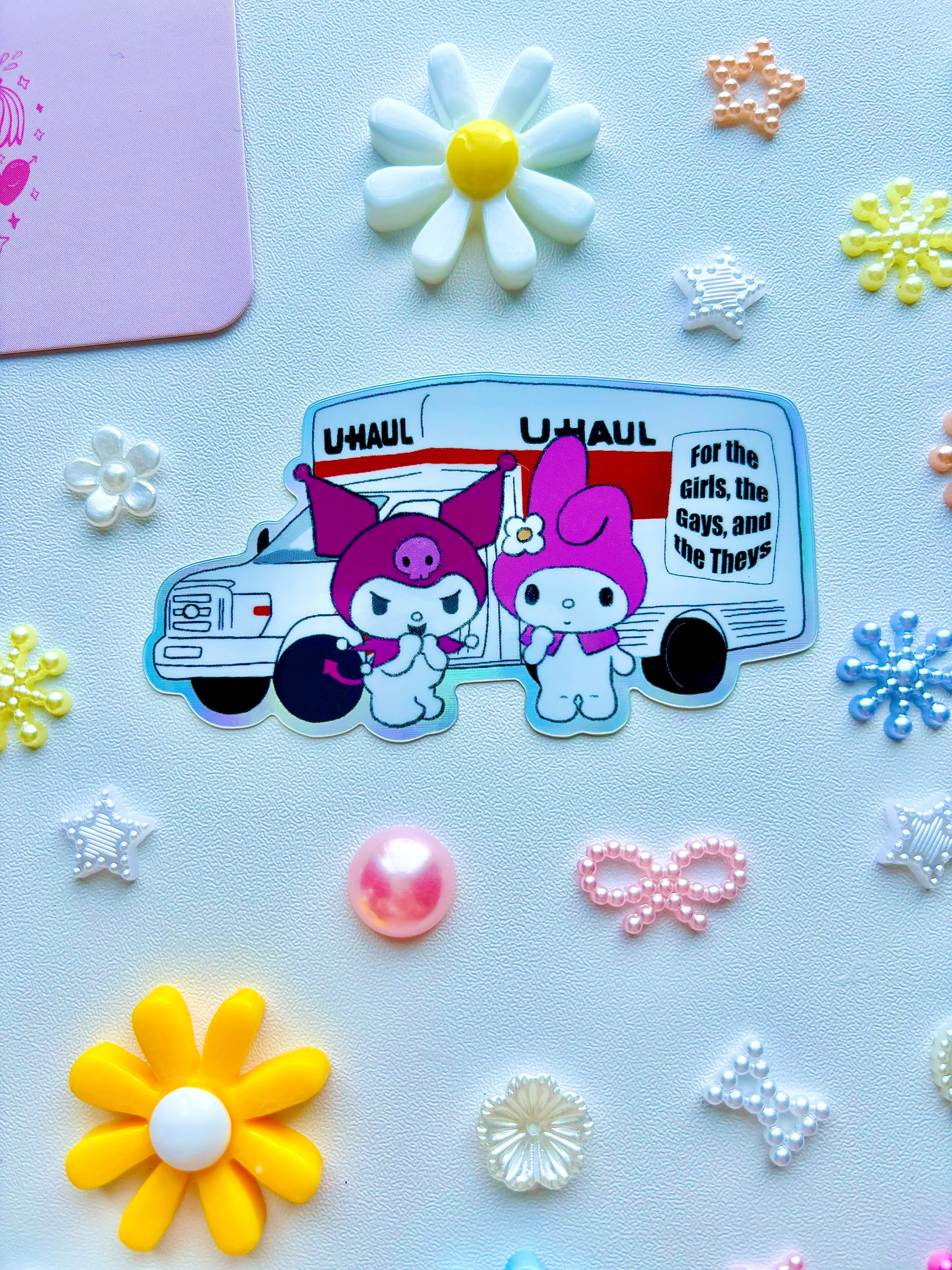 My Melody & Kuromi UHaul Sticker