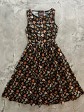 Flaming Hearts Midi Dress - Qu!rk Boutique