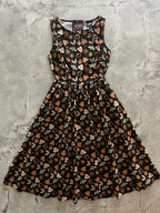 Flaming Hearts Midi Dress - Qu!rk Boutique