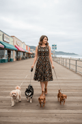 Flaming Hearts Midi Dress - Qu!rk Boutique
