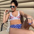 Baha Ranch Yeehaw American Rodeo Bikini Top - Qu!rk Boutique