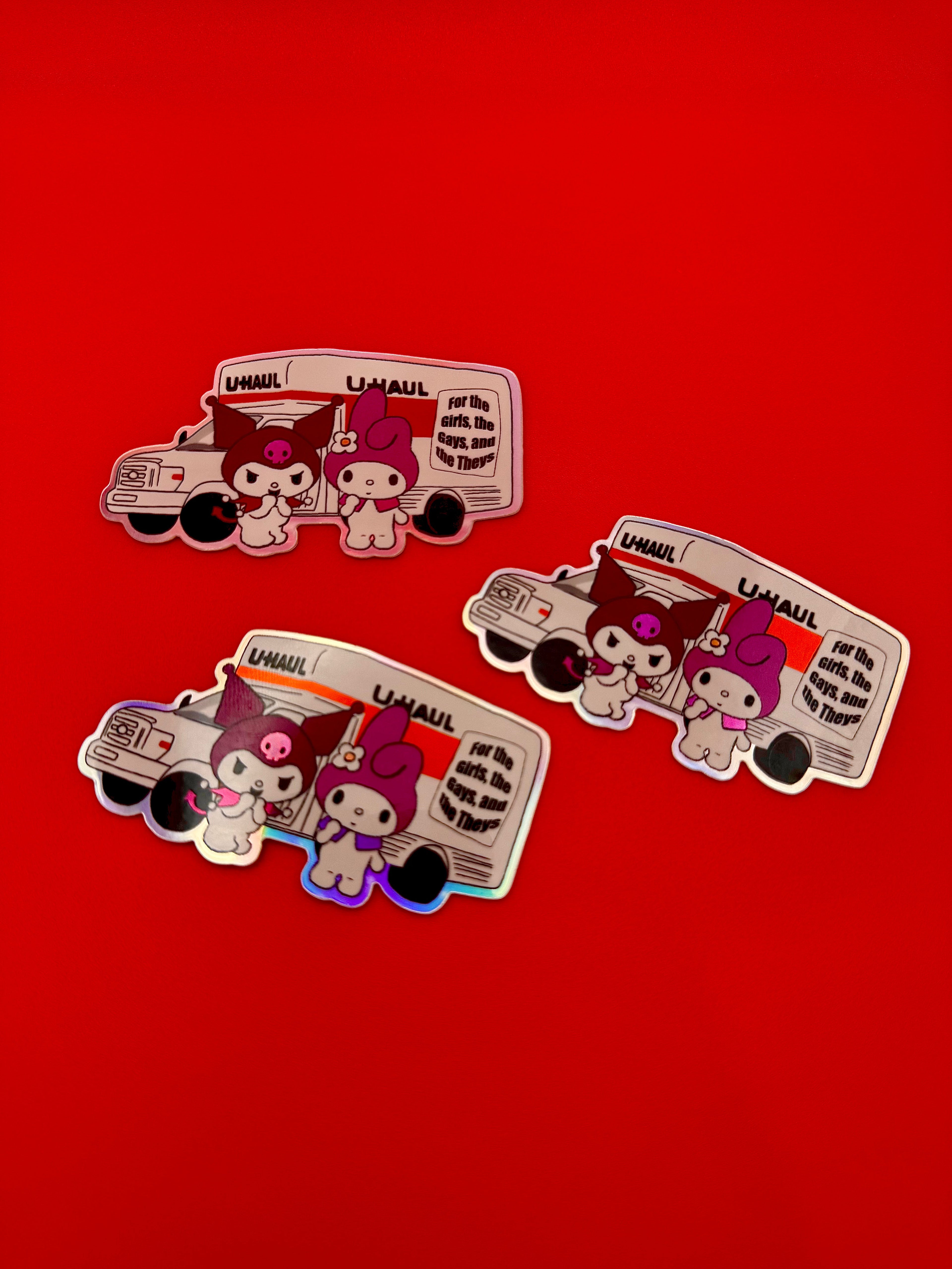 My Melody & Kuromi UHaul Sticker