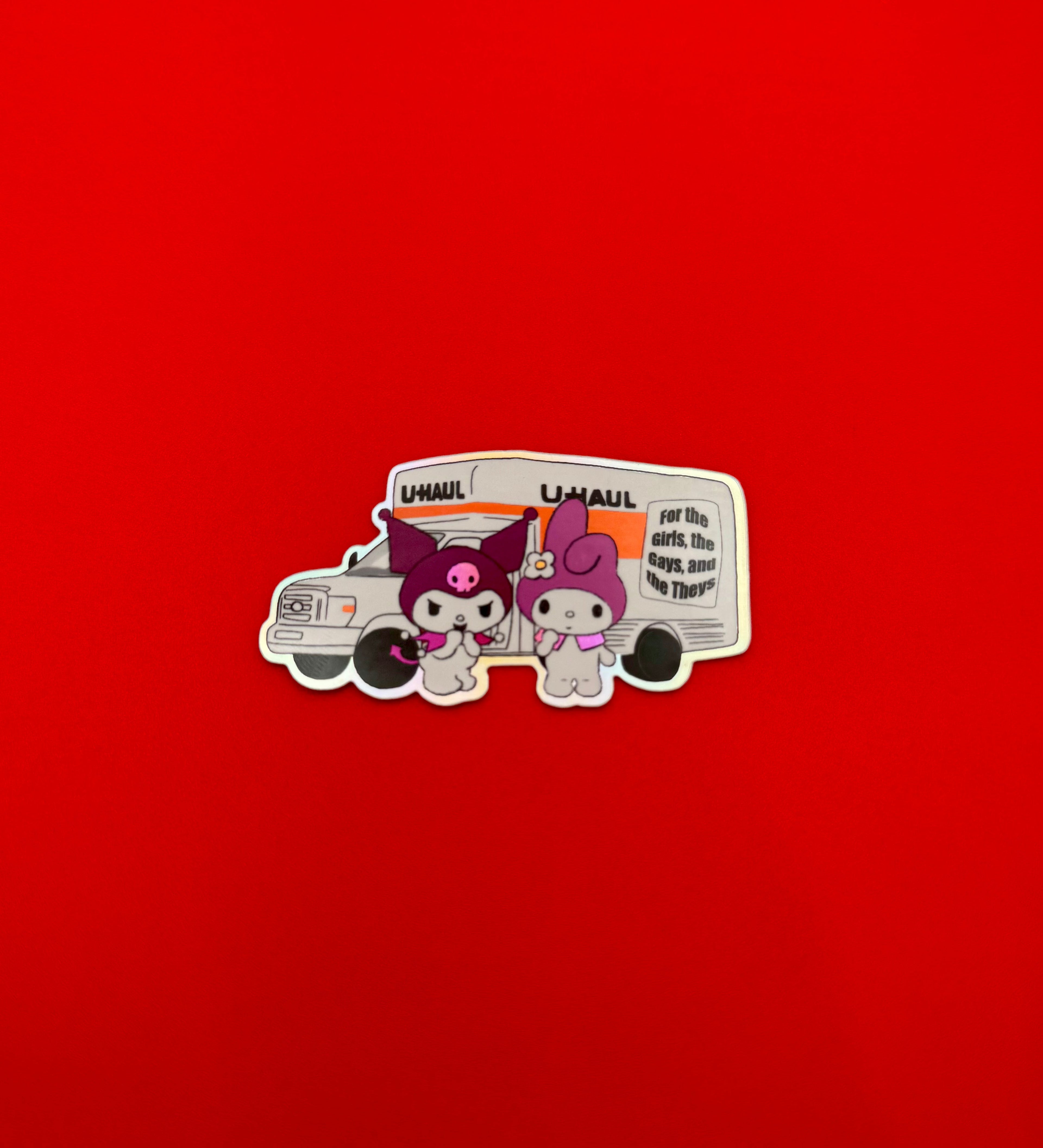 My Melody & Kuromi UHaul Sticker