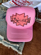 Pink Desert Trucker Hat - Qu!rk Boutique