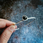 Teardrop Meteorite Cuff Bracelet - Qu!rk Boutique