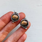 Mars and Moons Earrings - Stud or Leverback - Qu!rk Boutique