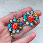 Solar System Halo Dangle Earrings - Qu!rk Boutique