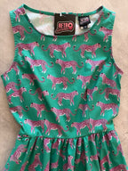 Leopard Vintage Dress - Qu!rk Boutique