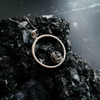 Circle Necklace with Authentic Raw Meteorite - Qu!rk Boutique