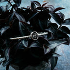 Oval Meteorite Cuff Bracelet - Qu!rk Boutique