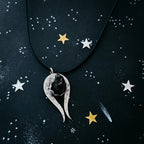 Comet Necklace with Authentic Meteorite - Qu!rk Boutique