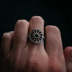 Midnight Sun Ring with Black Opal - Qu!rk Boutique