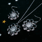 Moon Phase Halo Jewelry Set - Qu!rk Boutique