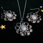 Moon Phase Halo Jewelry Set - Qu!rk Boutique