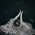 Comet Ring with Authentic Meteorite - Qu!rk Boutique