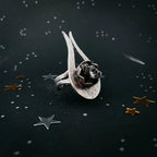 Comet Ring with Authentic Meteorite - Qu!rk Boutique
