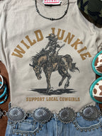 Wild Junkie Cowgirl Graphic Tee - Qu!rk Boutique
