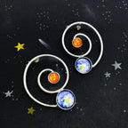Earth's Orbit Earrings - Qu!rk Boutique