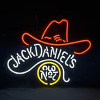 Jack Daniel's Old No.7 Whiskey Logo Neon Light Sign - Qu!rk Boutique
