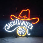 Jack Daniel's Old No.7 Whiskey Logo Neon Light Sign - Qu!rk Boutique