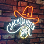 Jack Daniel's Old No.7 Whiskey Logo Neon Light Sign - Qu!rk Boutique