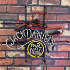 Jack Daniel's Old No.7 Whiskey Logo Neon Light Sign - Qu!rk Boutique