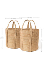 Kata Basket with handle - Natural - Qu!rk Boutique