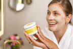 ⭐Natural Clay Facial Mask, Exfoliating Mask, Glowing skin Mask - Qu!rk Boutique