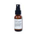 Slow North Linen Spray Forest Bathing in amber spray bottle, eco-friendly aromatherapy gift