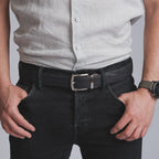 Cork Reversible Men's Belt (Brown/Black) - Qu!rk Boutique
